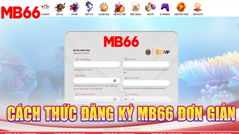 Hướng dẫn quy trình đăng ký MB66 đơn giản