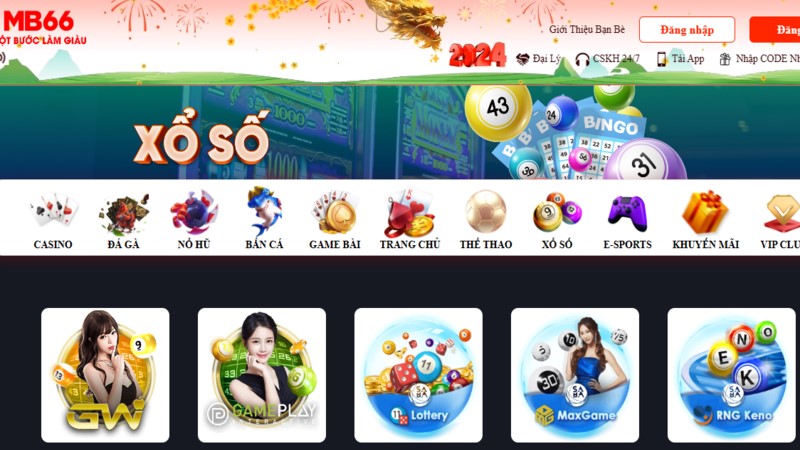 Khám phá kho trò chơi hot nhất tại MB66